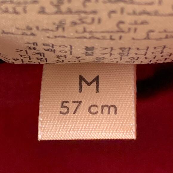 GUCCI FW21 Size M Black Velvet Leather Trim Cotton Riding Helmet - Picture 12 of 12